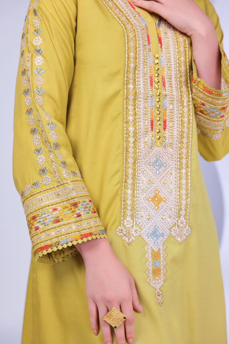 Embroidered | Russian Raw Silk | Kurta | USD 25.00