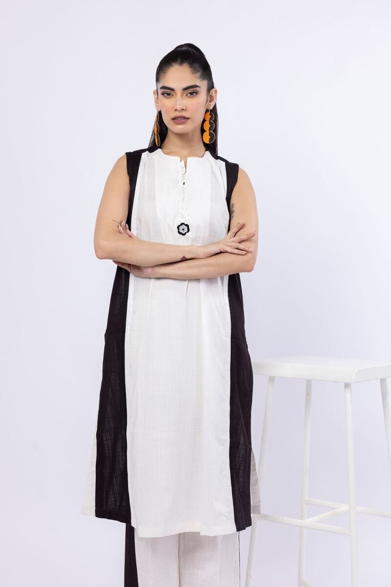 Embroidered | Crosshatch Poplin | Kurta | USD 15.00