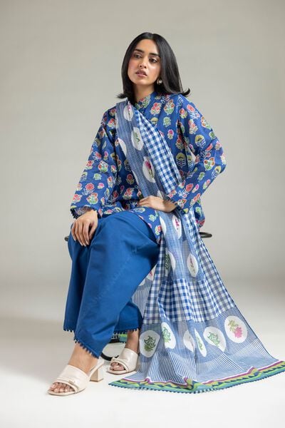 Printed | Cambric | Tailored 3-Piece Cambric | USD 60.00