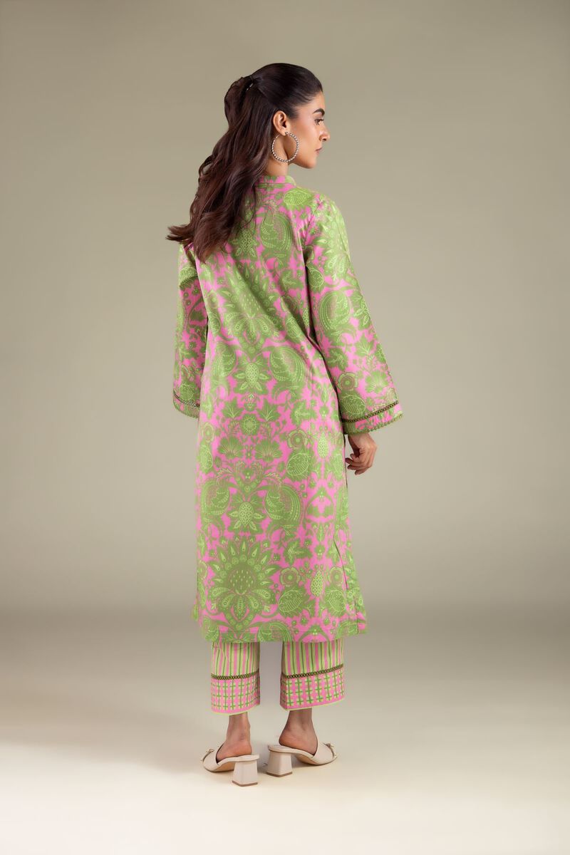 Printed | Cambric | Long Floral Kurta | USD 35.00