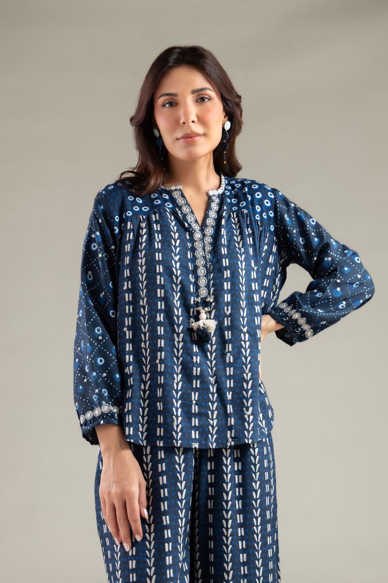 Embroidered | Viscose Crepe | Tunic | USD 40.00