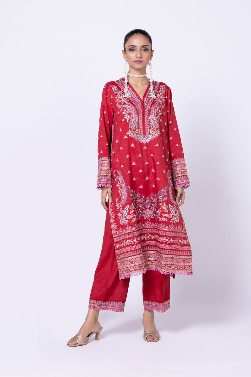 Embroidered | Raw Silk | Kurta | null