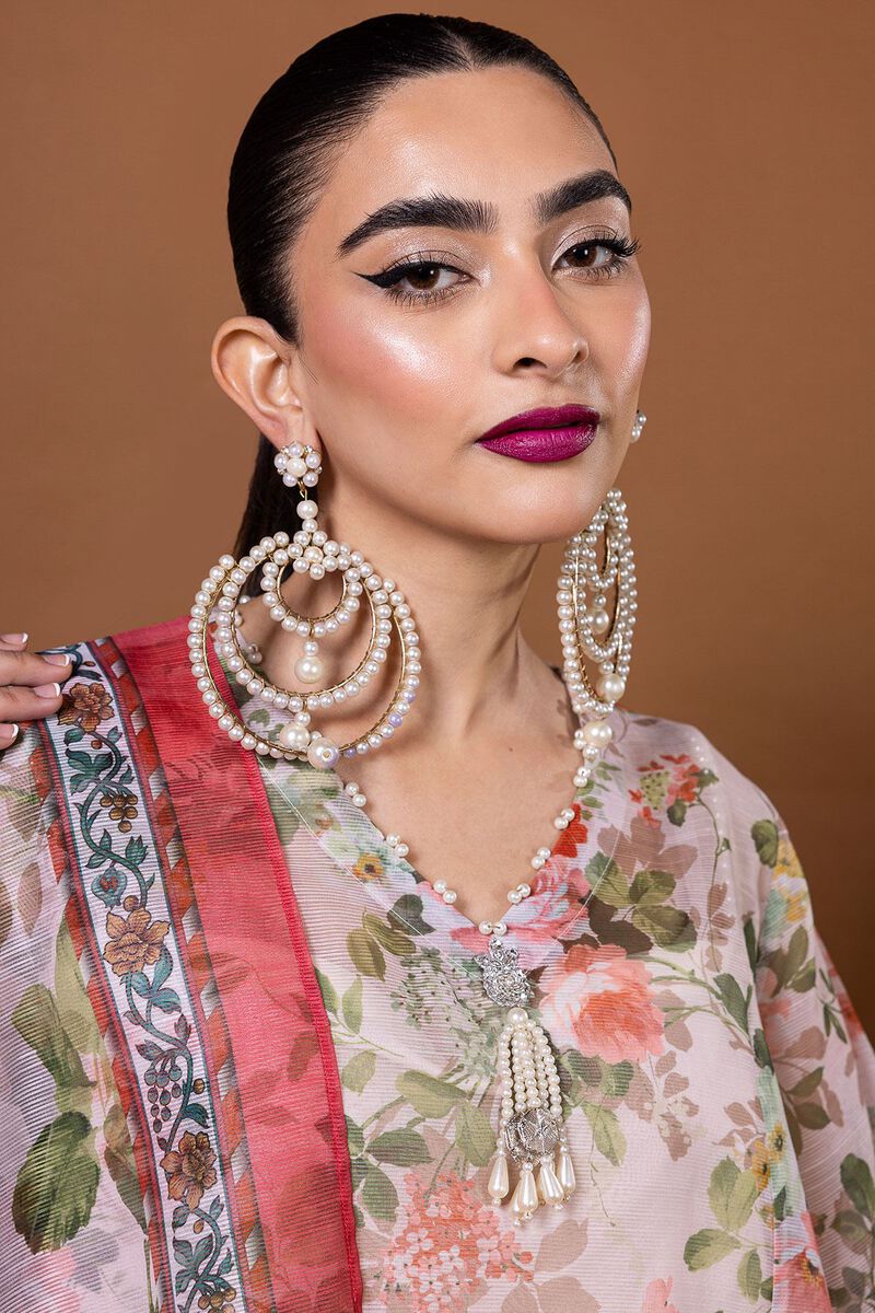 Embroidered | Polyester Organza | Fabrics 3 Piece | null
