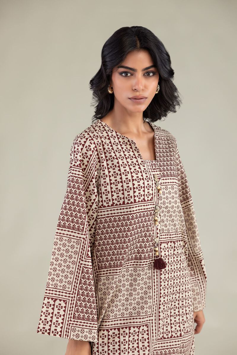 Printed | Cambric | Cambric Longline Kurta | USD 35.00