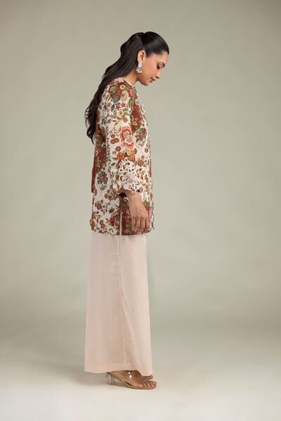 Embroidered | Cambric | Cambric Solid Pants | USD 30.00