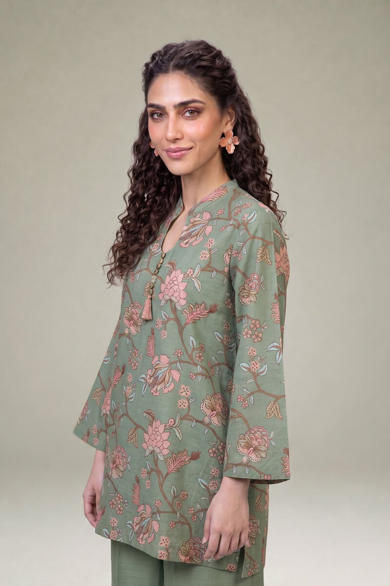 Printed | Light Khaddar | Short Khaddar Kurta | USD 35.00