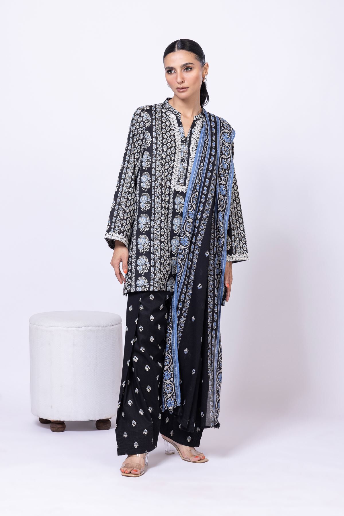 Buy Kurta | 0.0 N/A | OTD4-EX22-02TA-VG_MULTI | Khaadi United States