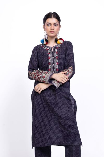 Embroidered | Textured Cotton | Kurta | USD 17.50
