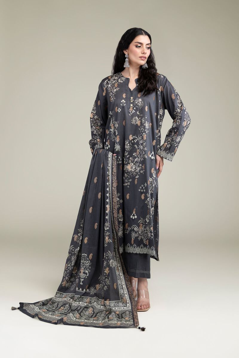 Printed | Jacquard | Tailored 3 Piece | USD 70.00