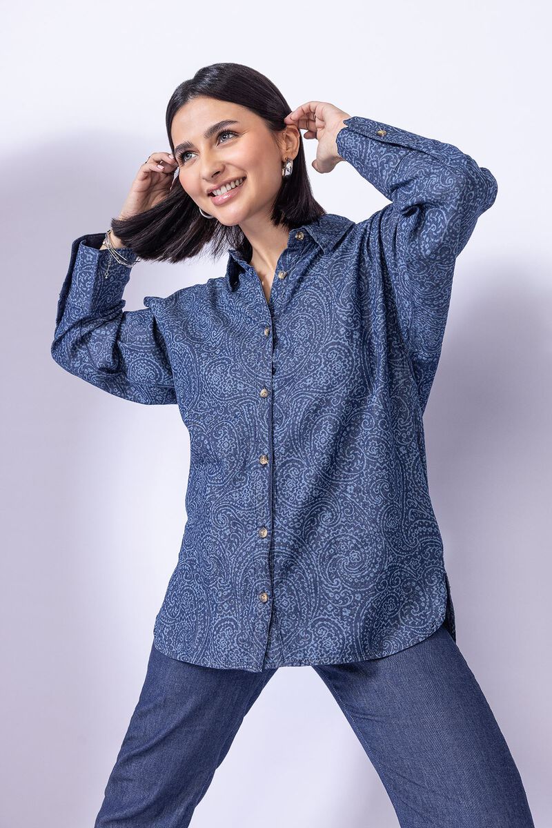 Embroidered | Tencel Denim | Blouse | USD 10.50