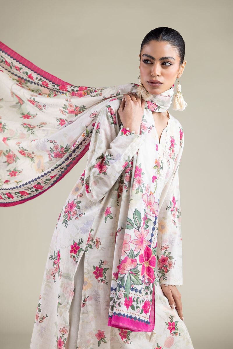 Embroidered | Messuri | Tailored Floral Set | USD 70.00