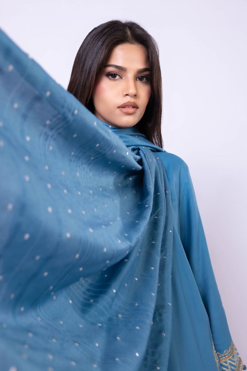 Embroidered | Tusser Silk | Dupatta | USD 35.00