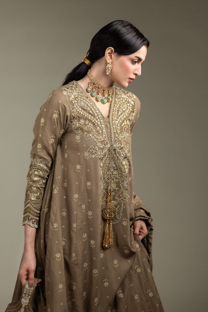 Embroidered | Raw Silk | 3-Piece Co-ord Set | USD 210.00