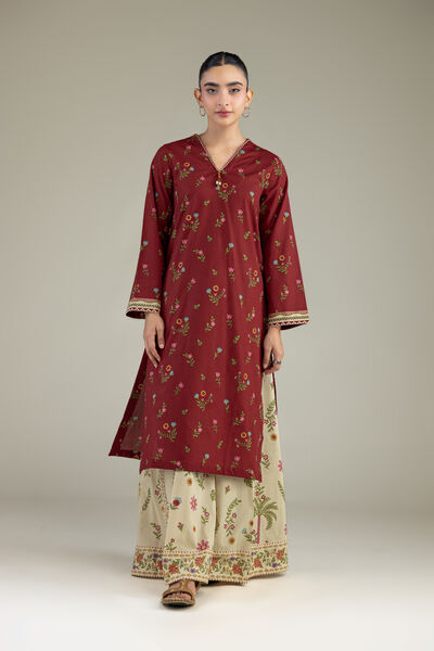 Printed | Cambric | Long Cambric Kurta | USD 35.00
