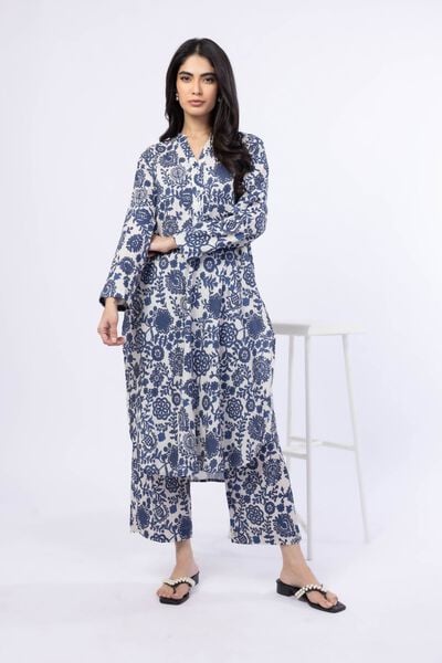 Printed | Ripple Crinkle | 2 Piece Co-ord Set | USD 43.00