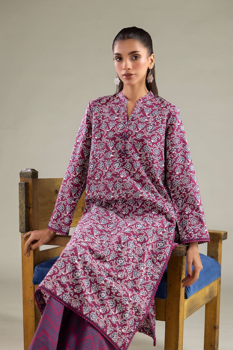 Printed | Cambric | Floral Longline Kurta | USD 30.00