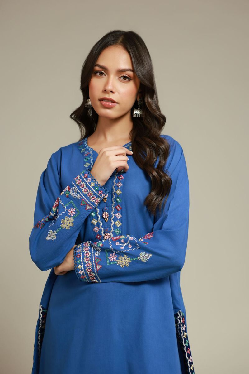 Embroidered | Cambric | 2-Piece Tailored Set | USD 55.00
