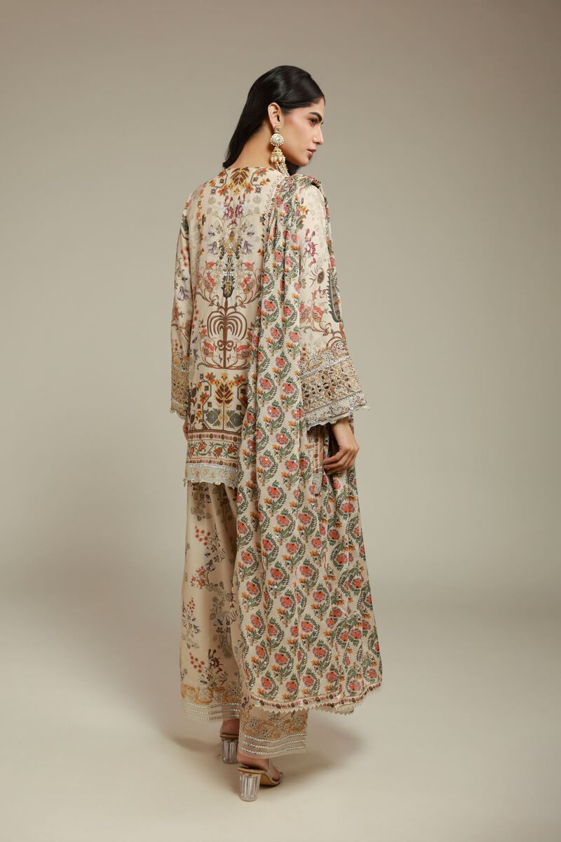 Embroidered | Raw Silk | 3 Piece Co-ord Set | USD 145.00