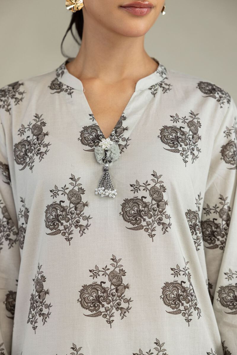 Printed | Cambric | Floral Longline Kurta | USD 35.00