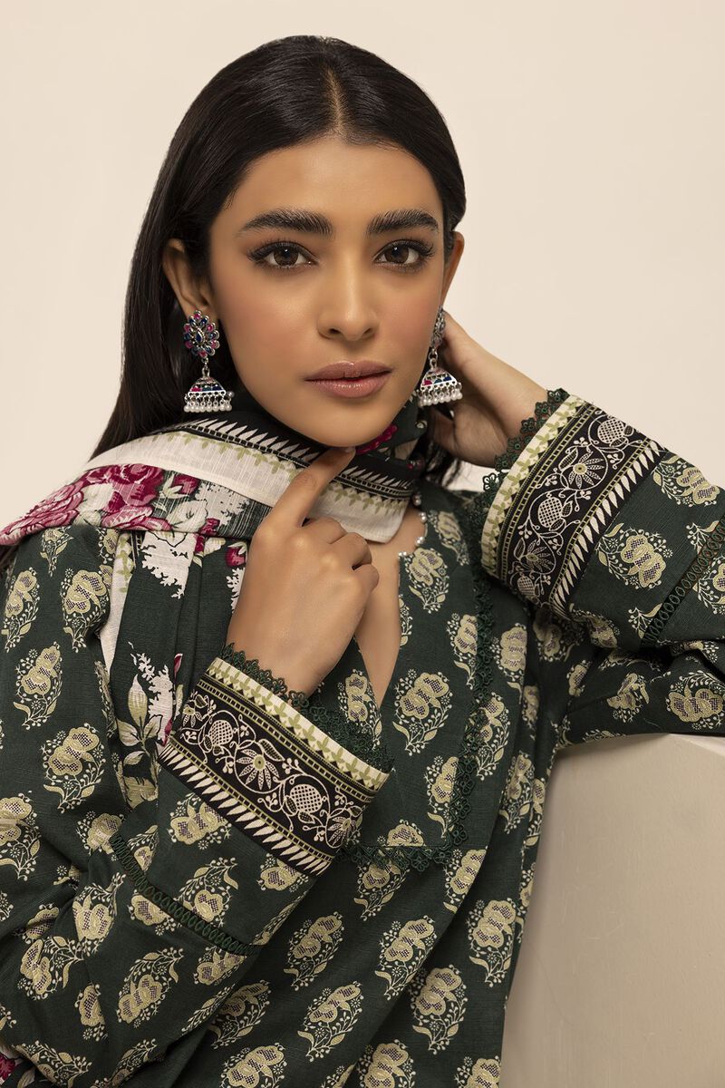 Printed | Khaddar | Fabrics 3 Piece | null