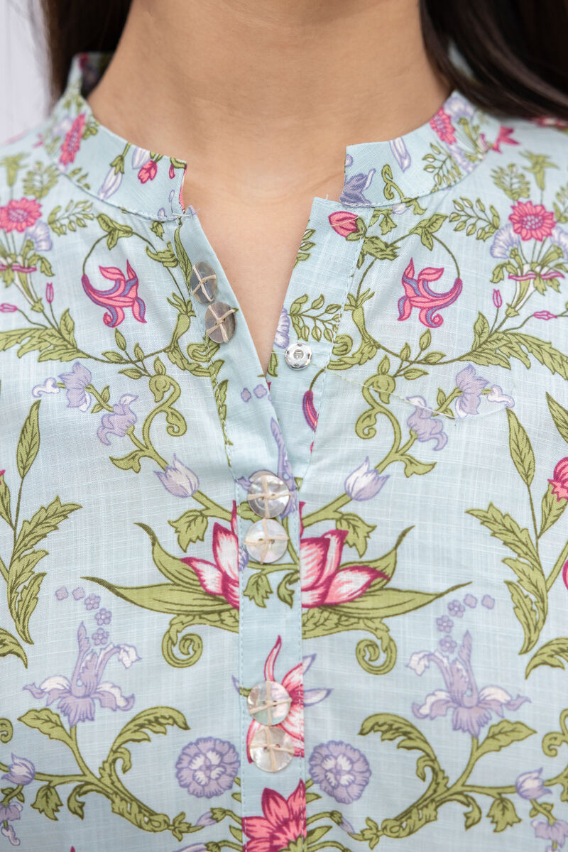 Printed | Crosshatch Poplin | Kurta | USD 7.50
