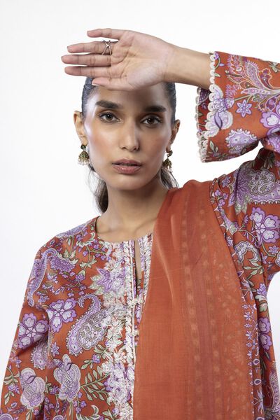 Embroidered | Lawn | Tailored 3 Piece | USD 27.50