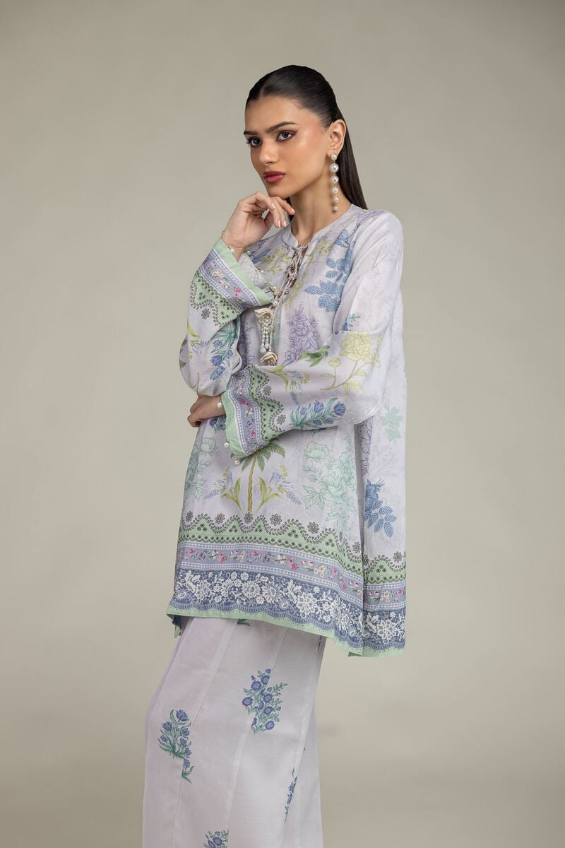 Embroidered | Raw Silk | Floral Silk Kurta | USD 45.00