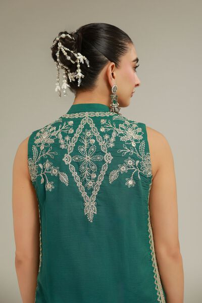 Embroidered | Raw Silk | Kurta | USD 60.00
