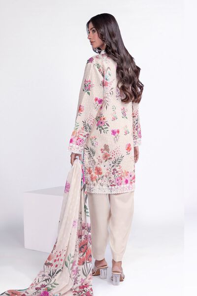 Embroidered | Lawn | Fabrics 3 Piece | USD 20.00