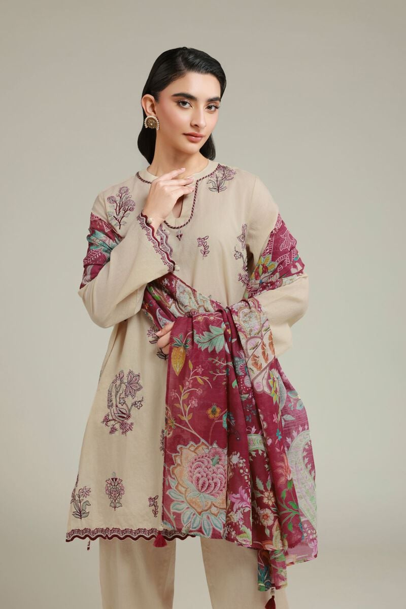 Embroidered | Cambric | Tailored 3 Piece | USD 75.00