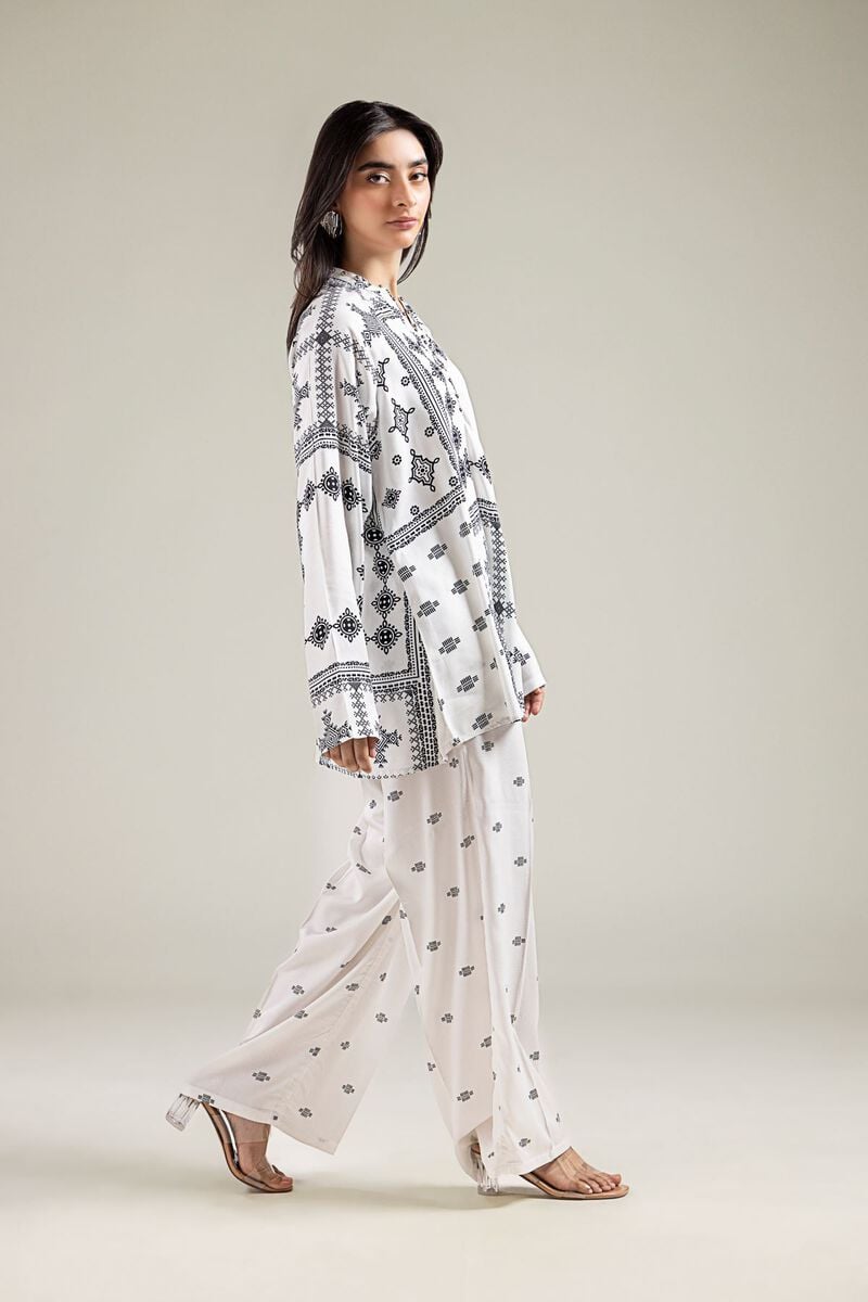 Embroidered | Viscose Crepe | Trousers | USD 30.00