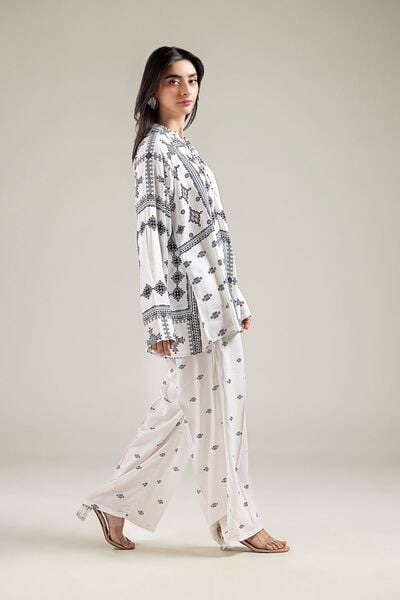 Embroidered | Viscose Crepe | Trousers | USD 30.00