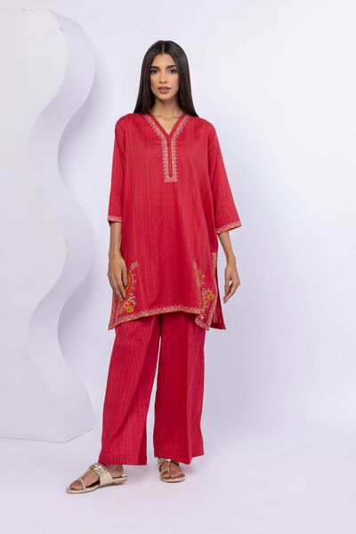 Embroidered | Leno | Kurta | USD 35.00