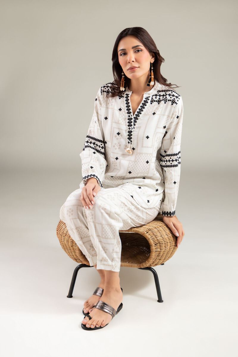 Embroidered | Viscose Crepe | Shirt | USD 40.00