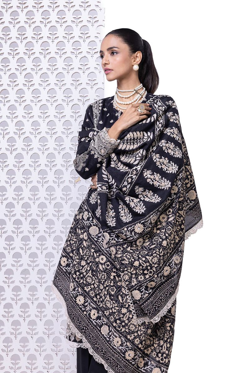 Printed | Tusser Silk | Dupatta | null