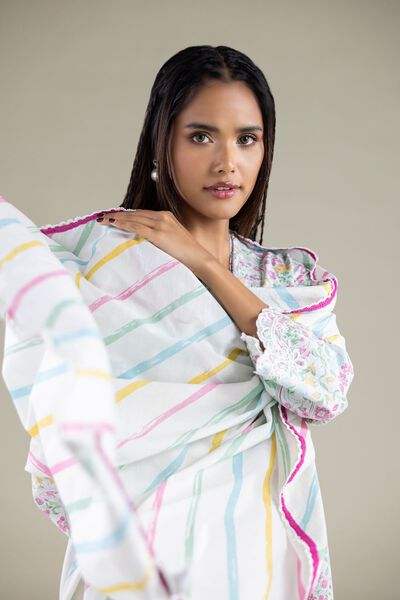 Embroidered | Textured Lawn | Dupatta | USD 25.00