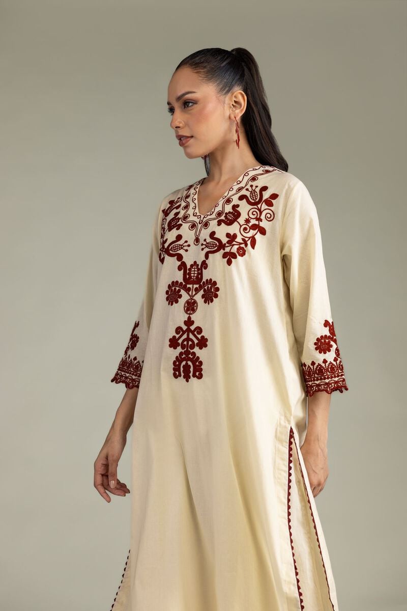 Embroidered | Cambric | Long Cambric Kurta | USD 45.00