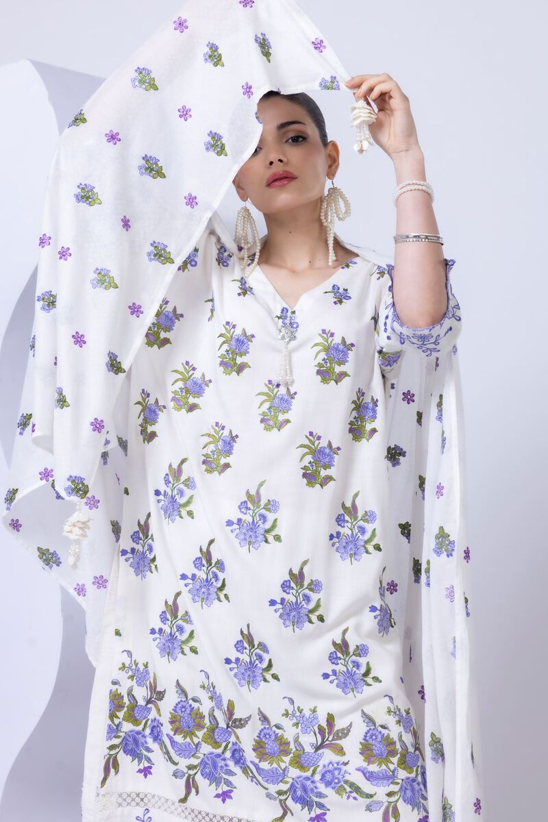 Embroidered | Cotton Square | Dupatta | null