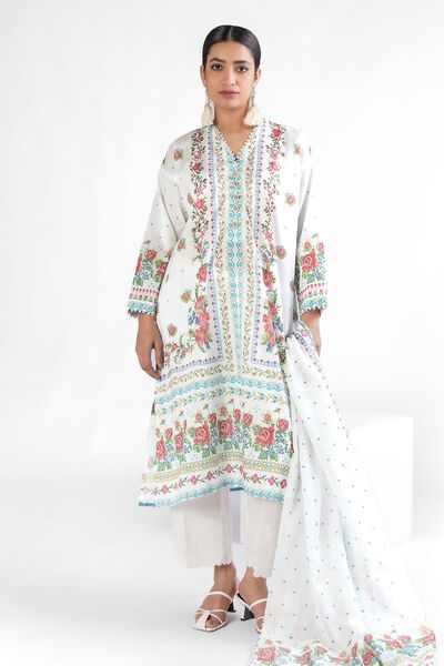 Embroidered | Lawn | Fabrics 3 Piece | USD 12.00
