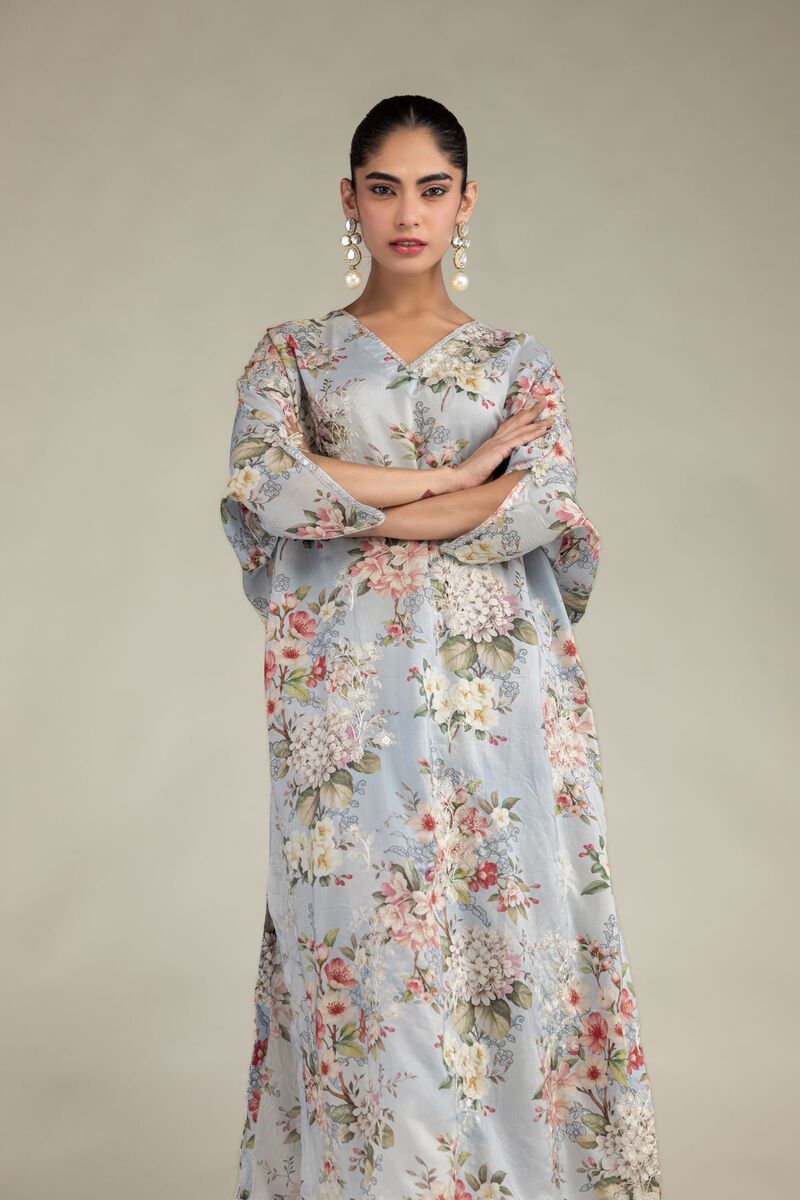 Embroidered | Blended Viscose | Long Embroidered Kurta | USD 55.00