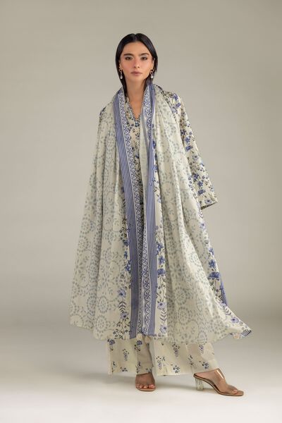 Printed | Lawn | Floral Lawn Dupatta | USD 30.00