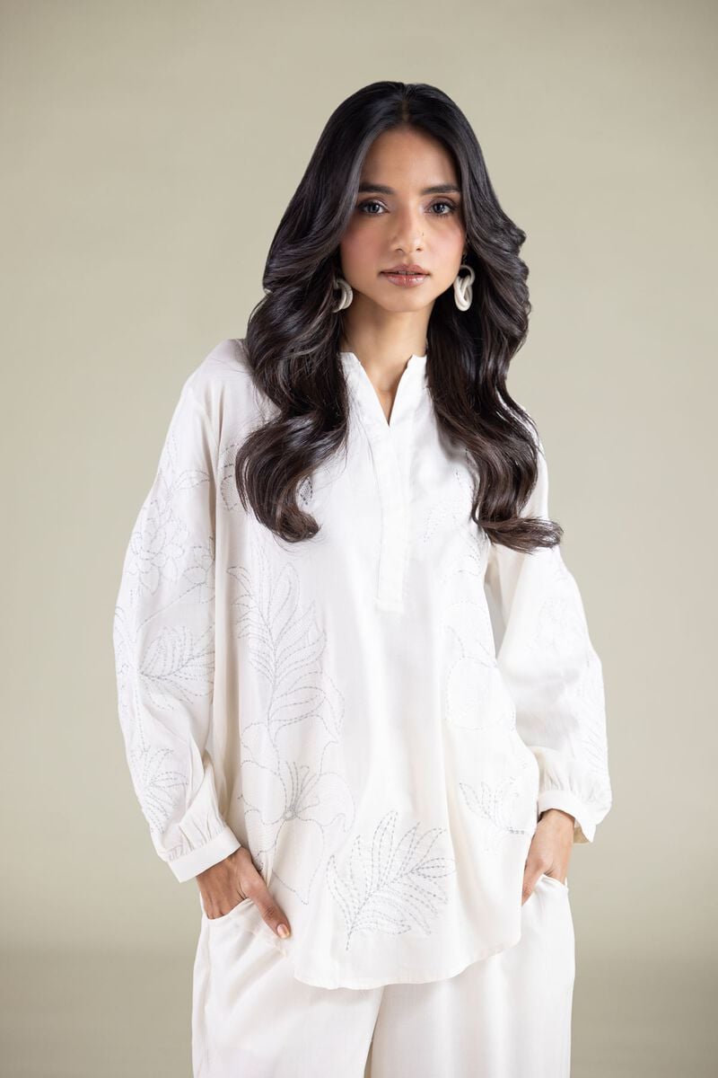 Embroidered | Viscose | Tunic | USD 35.00