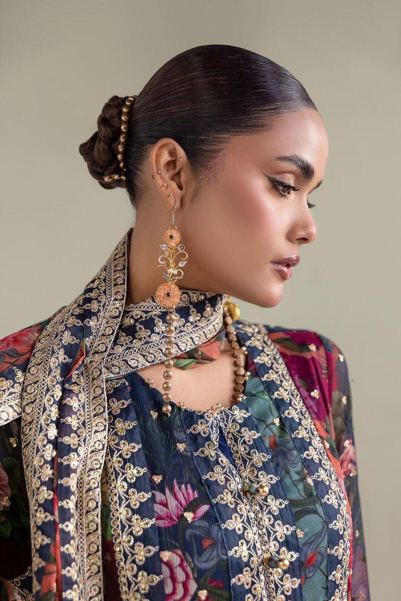 Embroidered | Chiffon | 3-piece Co-ord Set | USD 180.00