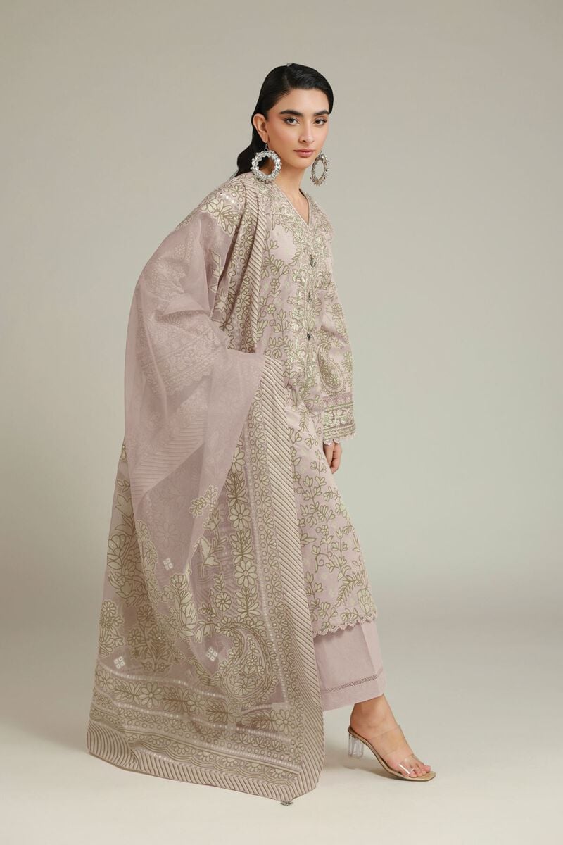 Embroidered | Cambric | Cambric 3-piece Set | USD 85.00