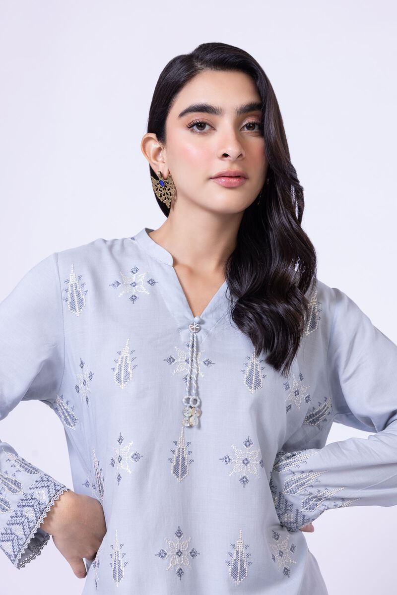 Embroidered | Dull Raw Silk | Kurta | USD 10.50