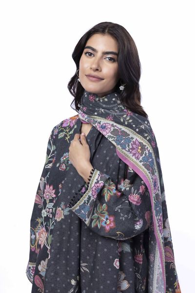 Printed | Karandi | Tailored 3 Piece | USD 50.00