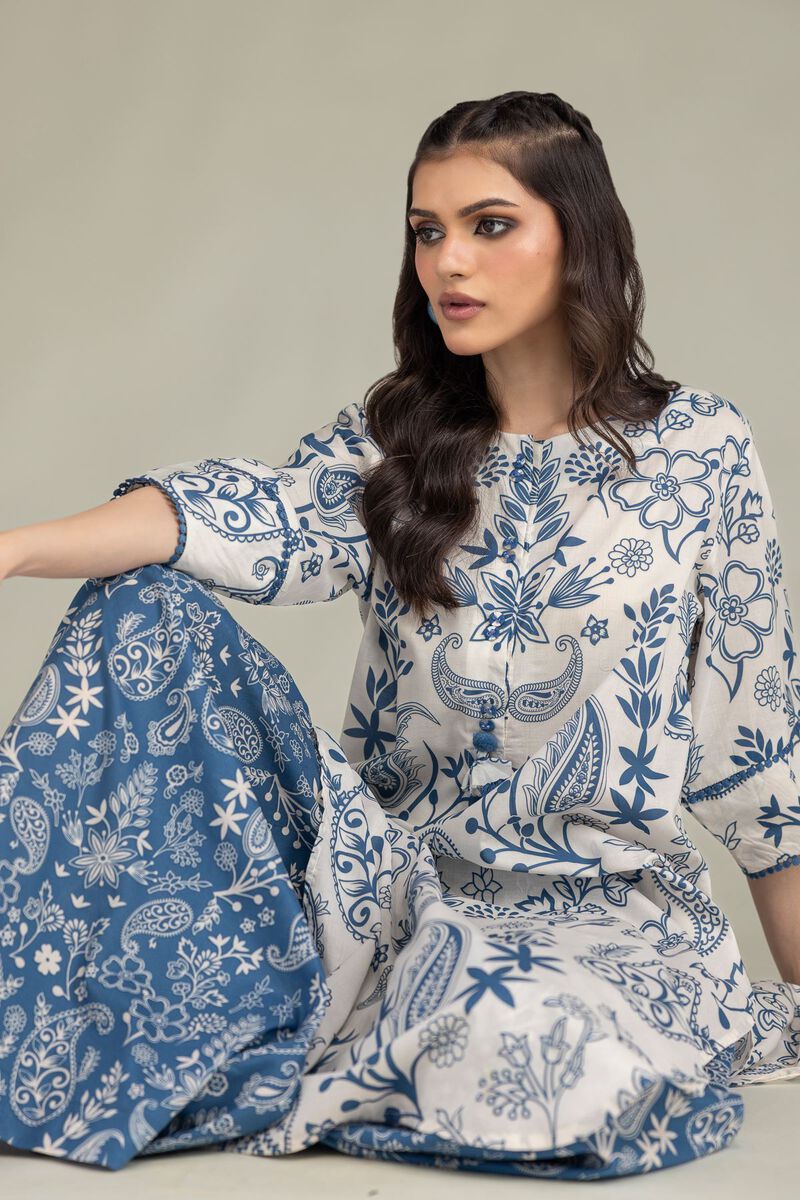 Printed | Cambric | Floral Cambric Kurta | USD 25.00
