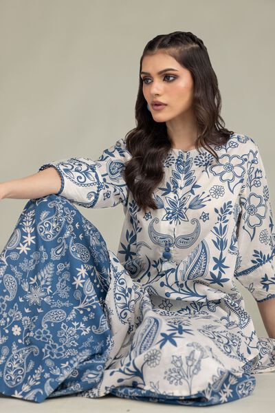 Printed | Cambric | Floral Cambric Kurta | USD 25.00