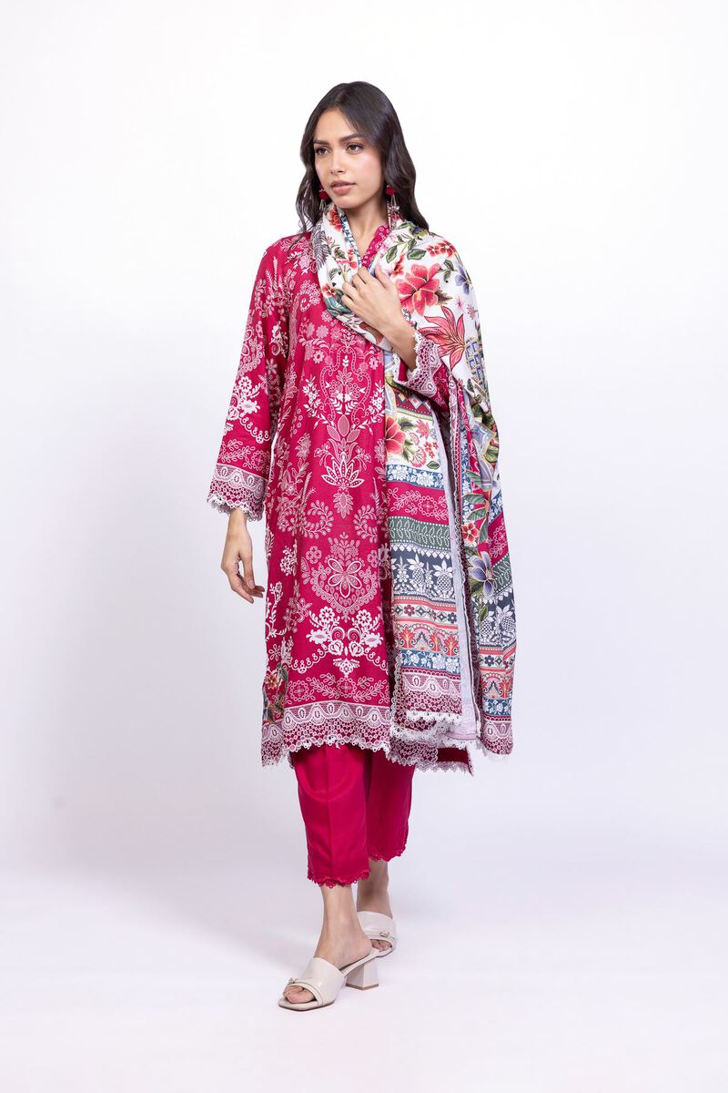 Printed | Satin | Dupatta | USD 11.00