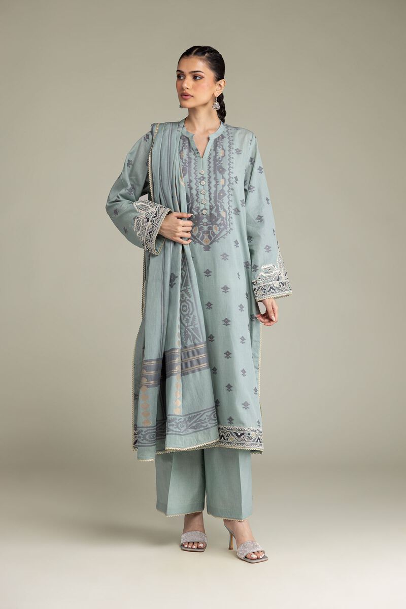 Embroidered | Jacquard | Tailored 3-piece Jacquard | USD 80.00
